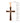 Kreuz aus Rotgold mit Emaille 3937