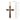 Croce in oro rosso con smalto 3937
