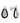 Silver earrings with cubic zirconia in minimalist style JV167650