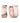 Red gold earrings with elegant design JV210984