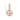 Orecchini in oro rosso con zirconi 21336