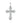 Kreuz in Silber 74107