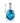 Підвіс із срібла з кварцом London blue 3830р-QLB
