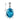 Підвіс із срібла з кварцом London blue 3830р-QLB