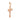 Croce in oro rosso 32124/01/0