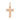 Croce in oro rosso 32124/01/0