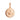 Red gold pendant in minimalism style JV6468
