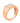 Red gold signet ring with cubic zirconia in classic design JV60007