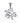 Silver pendant with cubic zirconia in minimalist style JV284297