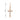 Croce in oro rosso 32349/01/3
