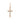 Croce in oro rosso 32349/01/3