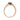 Red gold ring with sapphire in classic design JV287804