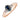Red gold ring with sapphire in classic design JV287804