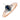 Red gold ring with sapphire in classic design JV287804