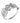 Anillo de plata con circonitas 001266/12/1/1