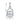 Colgante de plata con circonitas 35630/12/1/145