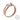 Red gold ring with cubic zirconia in classic design JV308362