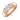 Red gold ring with cubic zirconia in classic design JV308362