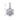Colgante de plata con circonita blanca 1SE62223-P-P/12/1
