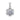 Colgante de plata con circonita blanca 1SE62223-P-P/12/1