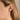 Red gold minimalist earrings JV314178