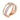 Red gold ring with cubic zirconia in modern style JV319089