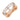 Red gold ring with cubic zirconia in modern style JV319089