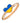 Каблучка Люблю Україну з червоного золота з серцем та жовто-блакитною емаллю 18504/01/0/1158