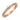 Red gold ring with cubic zirconia in classic design JV321202