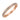 Red gold ring with cubic zirconia in classic design JV321202