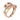 Anello in oro rosso con zirconi P-R2052-R/01/1