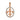 Red gold pendant with cubic zirconia of classic design JV332701