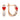 Pendientes de oro rojo con circonitas P-1602-E/01/1675