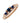 Red gold ring with sapphires in minimalism style JV57705